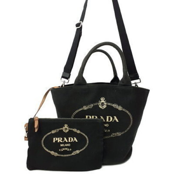 Prada Canapa Tote Bag - Picture 1 of 8